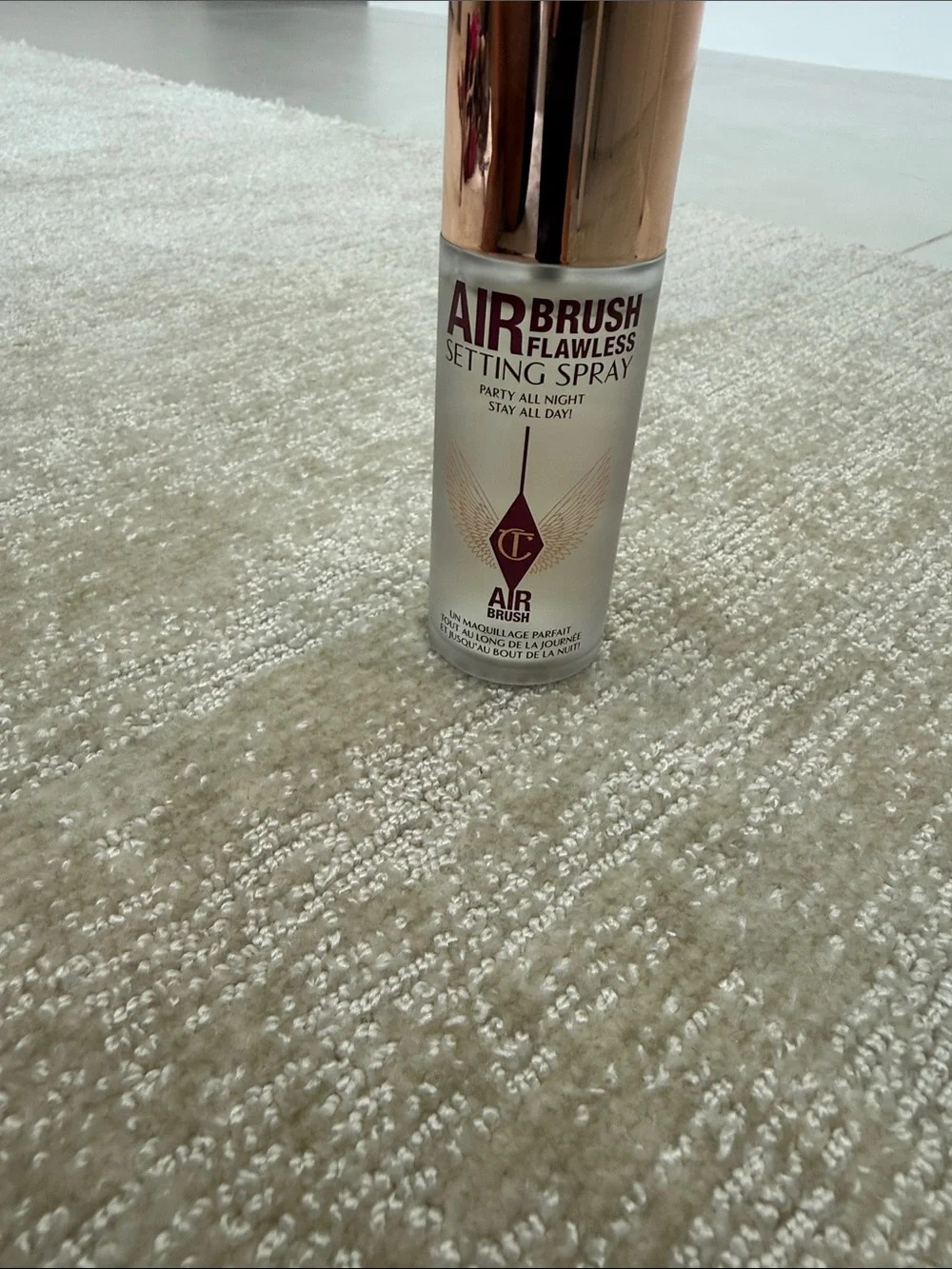Charlotte Tilbury Airbrush Flawless Setting Spray - Rose Gold Cap